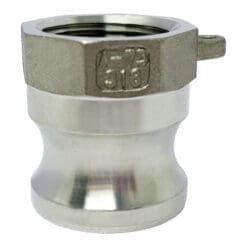 Stainless Steel Type A Cam and Groove Fitting, 3/4" Male Camlock x 3/4" Female NPT (CAM-07-A-SS)