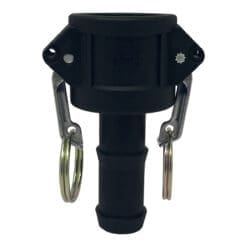 Type C Poly Cam Lock Fitting, 3/4" Female Camlock x 3/4" Hose Shank (CAM-07-C-PP)