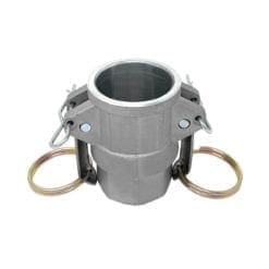 Aluminum Type D Cam and Groove Fitting, 1" Female Camlock x 1" Female NPT (CAM-10-D-AL)