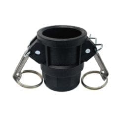 Type D Poly Cam and Groove Fitting, 1-1/4" Female Camlock x 1-1/4" Female NPT (CAM-12-D-PP)