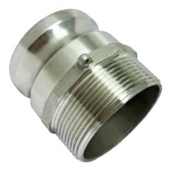Gloxco Stainless Steel Type F Cam and Groove Fitting, 3