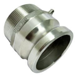 Gloxco Stainless Steel Type F Cam and Groove Fitting, 3