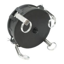 Type DC Poly 4" Cam and Groove Dust Cap Fitting (CAM-40-DC-PP)