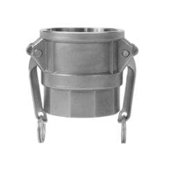 Stainless Steel Type D Cam and Groove Fitting, 2" Female Camlock x 2" Female NPT (CAM-20-D-SS304)