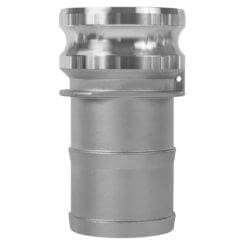 Stainless Steel 1-1/4" Type E Cam and Groove Fitting, Male Camlock to Hose Shank (CAM-12-E-SS304)