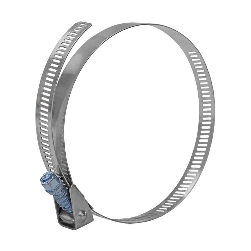 Quick Release Worm Gear Hose Clamp, Stainless Steel, 2-1/16" to 12-5/16" Working Range, Pack of 10