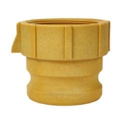 Type A Nylon Glass Cam Lock Fitting, 4" Male Cam and Groove x 4" Female NPT (CAM-40-A-NG)