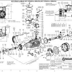 Fruitland Vacuum Pump Part for RCF370/RCF500 Pumps, Item #11N, Housing Shroud - Top Valve (RF500-46U)