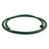 1-1/2" Green PVC Suction Hose Assembly, Female Camlock x Male NPT KC Nipple, 70 PSI, 20' Length