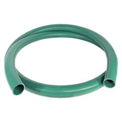 Gloxco 3″ ID Green PVC Suction Hose, 60 PSI, 20′ Length