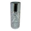 3" Long Style Suction Strainer, Round Hole, Zinc Plated Steel