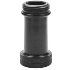 Fire Hose Nozzle Tip, 1-1/2" NST, Fits Ball Shut-Off Nozzles, 7/8" Discharge, Plain Tip, Aluminum