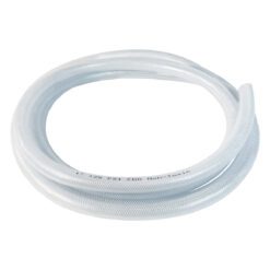 Gloxco Clear Braided PVC Tubing, Food Grade, Heavy Duty Reinforced Hose, 1