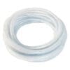 Gloxco Clear Braided PVC Tubing, Food Grade, Heavy Duty Reinforced Hose, 1" ID, 50 Ft Length