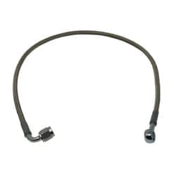 National Vacuum Challenger 607 Pump Part, Diagram Item #60, Stainless Steel Oil Line -3 90° JIC to Banjo 17.5" (NVE-320-407-006z)