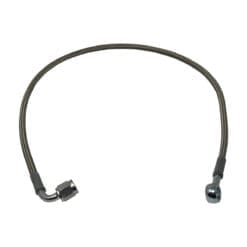 National Vacuum Challenger 607 Pump Part, Diagram Item #61, Stainless Steel Oil Line -3 90° JIC to Banjo 24" (NVE-320-407-008z)