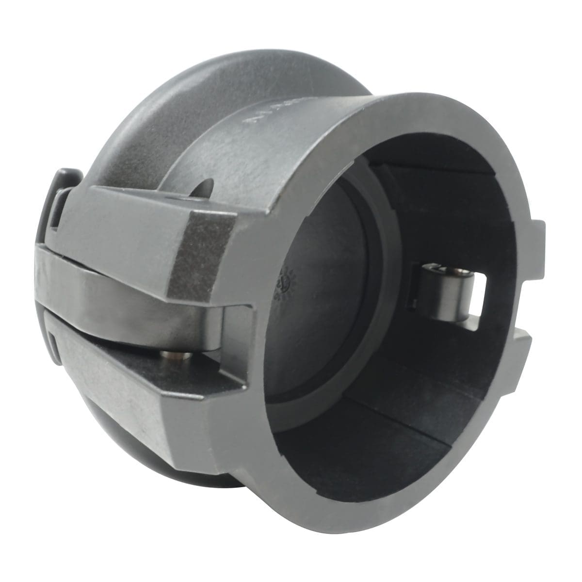 3" Female Safety Bump, Cam and Groove Dust Cap With Handle, Black Anti-Static Poly - Image 3