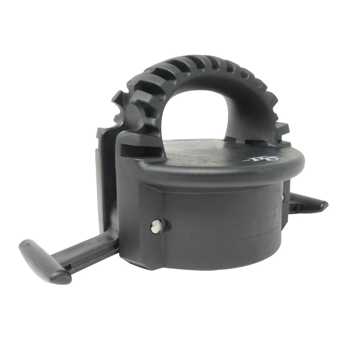 3" Female Safety Bump, Cam and Groove Dust Cap With Handle, Black Anti-Static Poly - Image 5