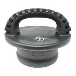 4" Male Safety Bump, Cam and Groove Dust Plug With Handle, Black Anti-Static Poly