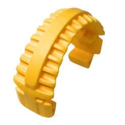 Cam Arm Safety Lock for 1-1/2" Cam and Groove Fittings, Yellow Poly, 15SBL