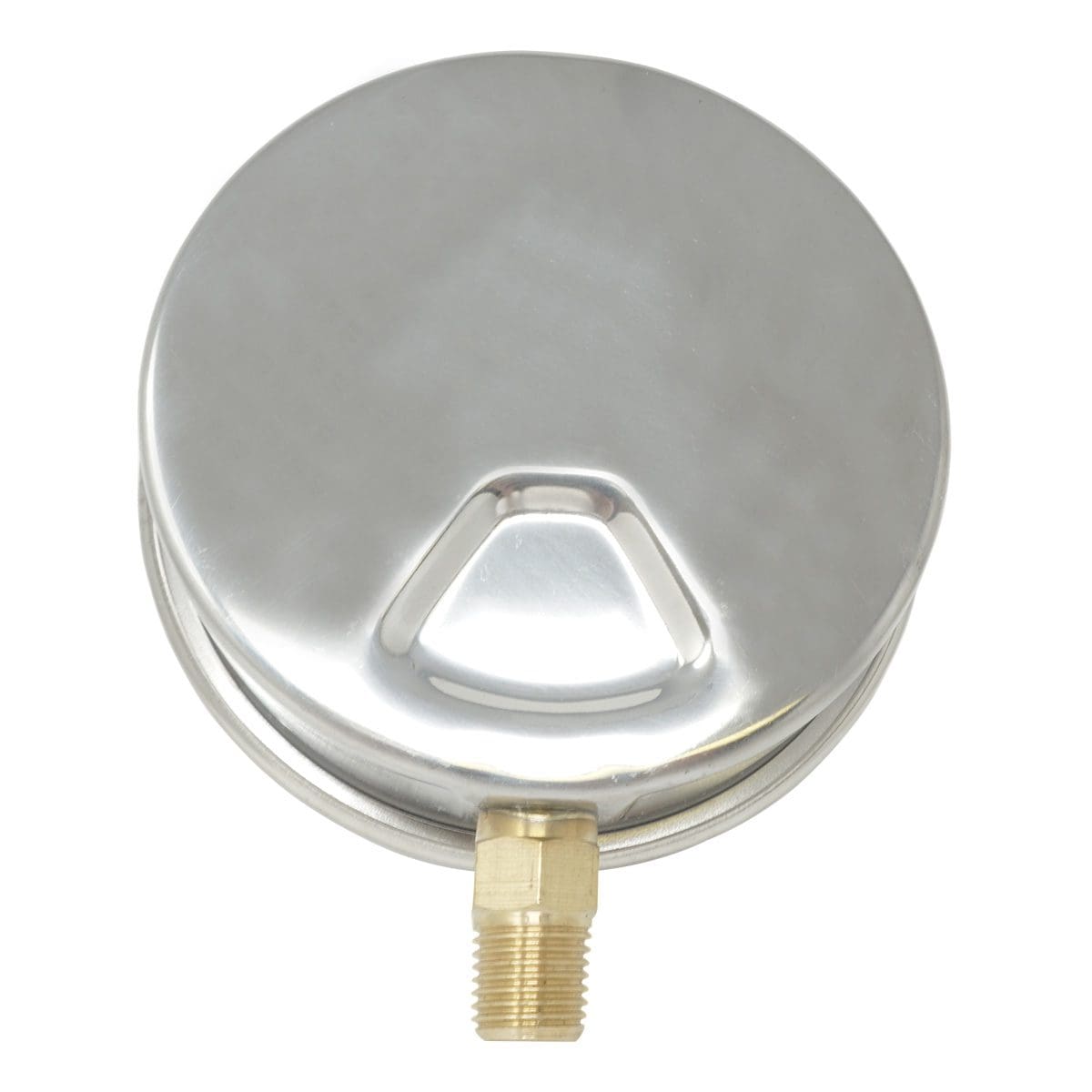 Liquid Filled Pressure / Vacuum Gauge, 2-1/2" Face, 1/4" Mount, -30 to 36 PSI, Stainless Steel Face, Brass Internals - Image 3