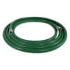 1-1/4" Green PVC Suction Hose Assembly, Male Camlock x Female Camlock, 85 PSI, 40' Length