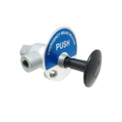 Emergency Brake Push/ Pull Control Valve, Two Mounting Holes used on Dollies & Trailers (WA17600B)