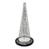 4" Square Mesh Funnel Strainer, Witch Hat, Buna Gasket, Stainless Steel (STR-FS400BN-SS)