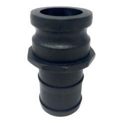 Type E Poly 2-1/2" Cam and Groove Fitting, Male Camlock to Hose Shank (CAM-25-E-PP)