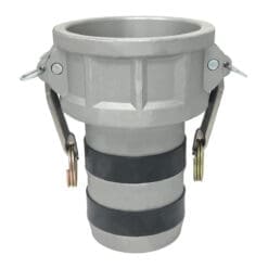 Anti-Leak Cam and Groove Fitting, Type C, Aluminum, 3" Female Camlock Coupler x 3" Hose Shank (CAM-30-CLF-AL)