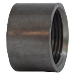 4" Pipe Fitting Half Merchant Coupling, 150# Black Malleable Iron, Female NPT Threads