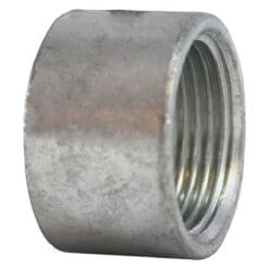 1/2" Pipe Fitting Half Merchant Coupling, 150# Galvanized Malleable Iron, Female NPT Threads