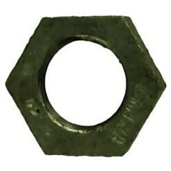 1/2" Pipe Fitting Locknut, 150# Galvanized Malleable Iron, Female NPT Threads