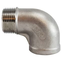 1/4" Pipe Fitting Street Elbow, 1/4" Female NPT x 1/4" Male NPT, 90 Degree, 150# 304 Stainless Steel