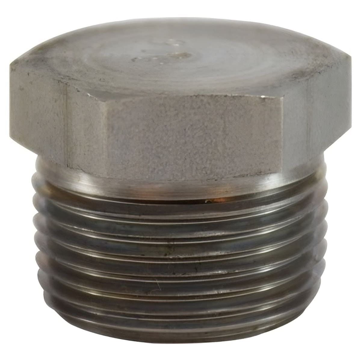 3/4" Pipe Fitting Solid Hex Head Plug, 3/4" Male NPT x Solid Hex Head Plug, 150# 316 Stainless Steel