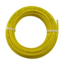 Gloxco Yellow Nylon DOT Air Brake Tubing, 3/8" OD, 50 Ft Length
