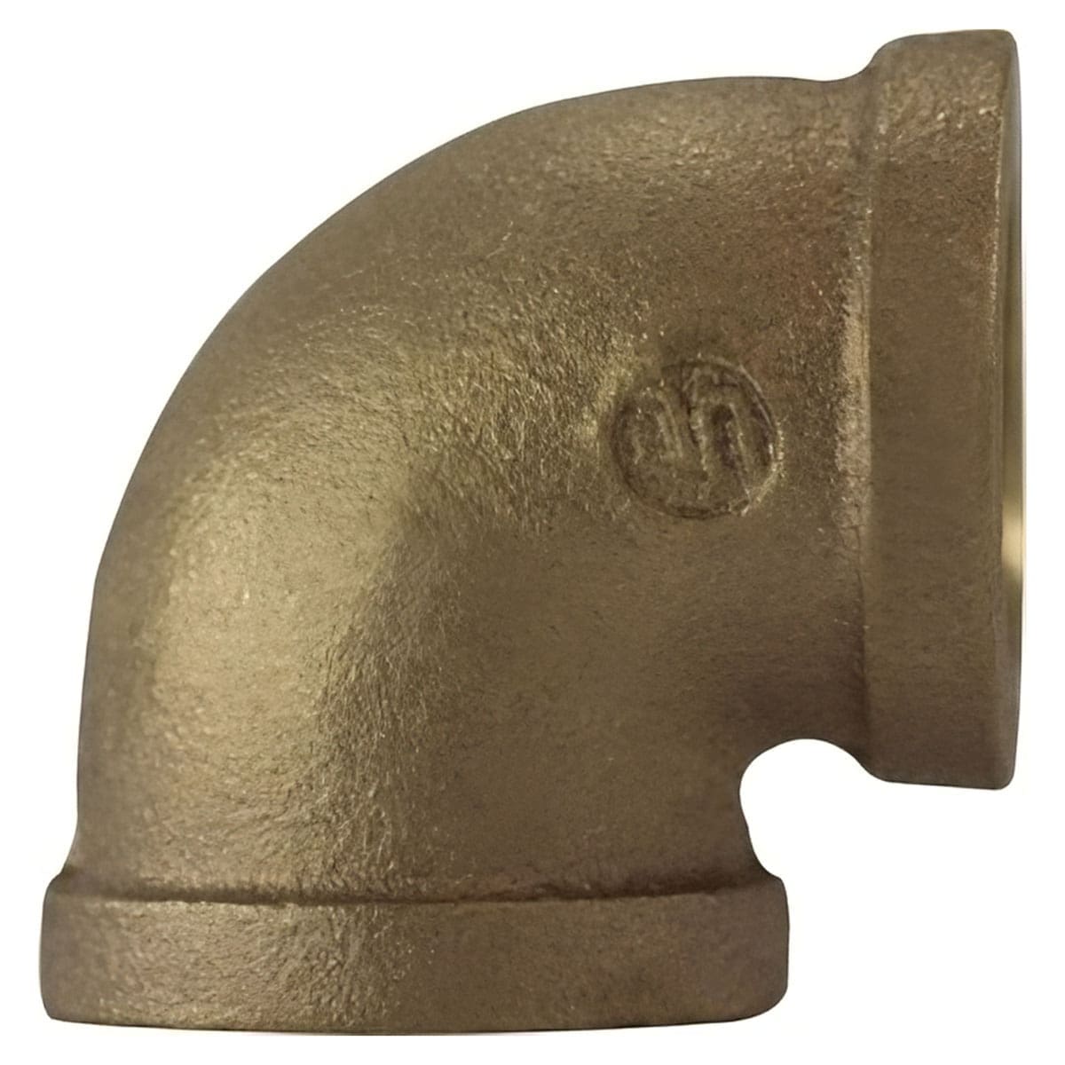 1/2" Pipe Fitting Elbow, 1/2" Female NPT x 1/2" Female NPT, 90 Degree, 125# Bronze