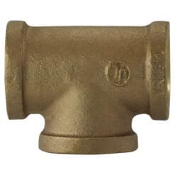 3/8" Pipe Fitting Tee, 125# Bronze, Female NPT Threads