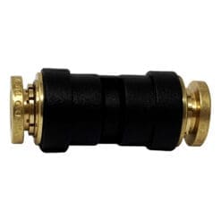 Composite Body DOT Air Brake Push In Fitting Straight Union, 1/4" OD Tube