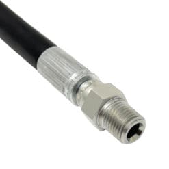 Hydraulic Crimp Fittings, Male NPT, Straight Swivel, 1/4"