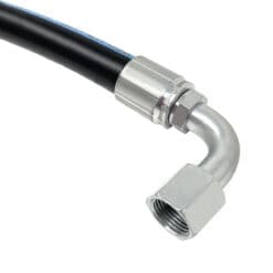 Hydraulic Crimp Fittings, Female JIC, 90 Degree, Medium Drop, 1/2"