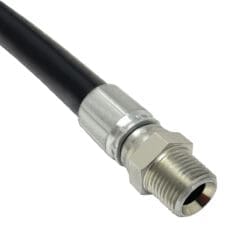 Hydraulic Crimp Fittings, Male NPT, Straight Swivel, 1/2"