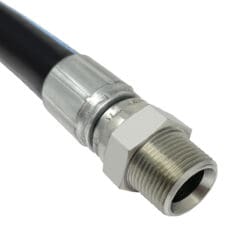 Hydraulic Crimp Fittings, Male NPT, Straight Swivel, 3/4"