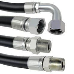 Custom Hydraulic Hose Assembly, 1"