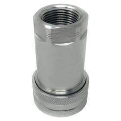1″ Hydraulic Quick Release Coupling, Series A, 1″ Female Socket x 1″ Female Threads, Galvanized Steel