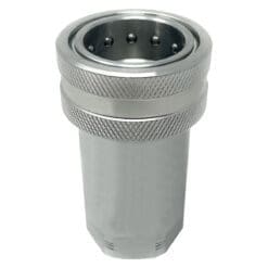 1″ Hydraulic Quick Release Coupling, Series A, 1″ Female Socket x 1″ Female Threads, Galvanized Steel