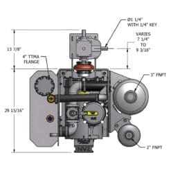 NVE 607 PRO Challenger Vacuum Pump Max Package, Clockwise Rotation, Top Valve, Fan Cooled, Angle Drive Adapter, Pump Stand Complete Package, All Muffler Package (NVE-117-607P-MAX-FD)