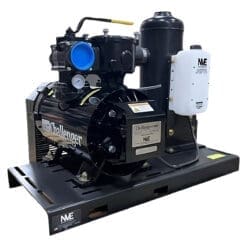 NVE 607 PRO Challenger Vacuum Pump Top of Frame Mount Package, Clockwise Rotation, Top Valve, Fan Cooled, Muffler Package (NVE-117-607P-TM-FD)