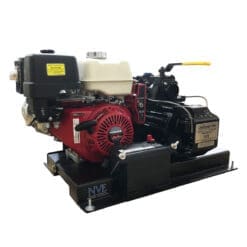 NVE 304 Challenger Vacuum Pump Engine Drive Package, Counter Clockwise Rotation, Top Valve, Top of Frame Mount (NVE-117-EDR-304-1)