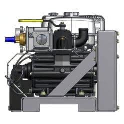 NVE 304 Challenger Vacuum Pump Engine Drive Package, Counter Clockwise Rotation, Top Valve, Top of Frame Mount (NVE-117-EDR-304-1)